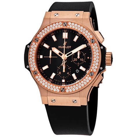 hublot big bang chronograph 41mm 18k rose gold diamond|Hublot Big Bang 18kt Rose Gold Chronograph 41mm Watch .